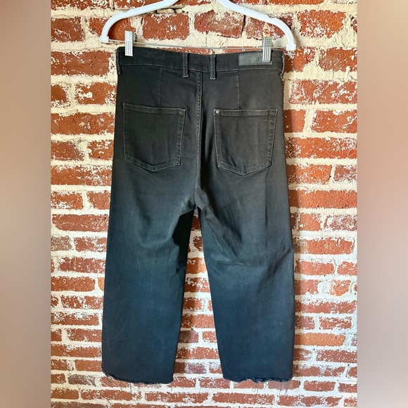 H&M &Denim Black High Rise Jupe-Culotte Jeans - Picture 4 of 5